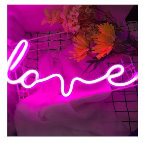 Fils cachés grâce à la veilleuse amour et enseigne lumineuse au néon double alimentation Neon-6