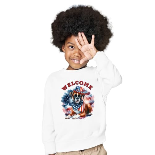 Dog Patriotic Welcome for 4th of July Independence Day Adult Youth T-shirt Hoodie Sweatshirt3