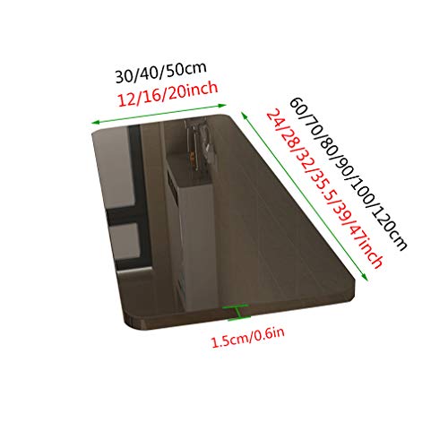 Table murale invisible pour optimiser un petit espace bureau pliable 120x40cm - 4