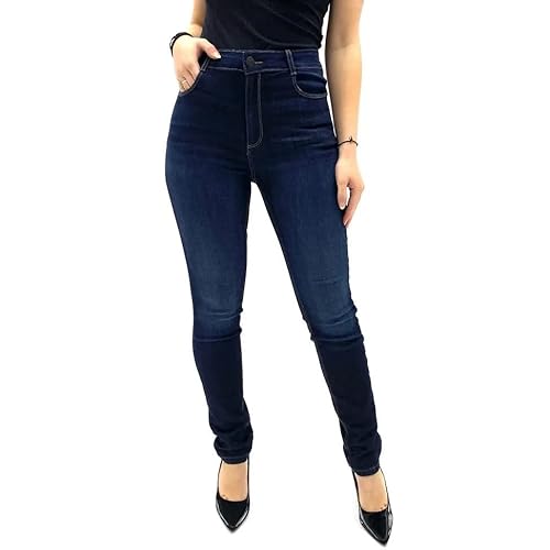 Calça super Skinny, Feminino, Hering, Azul, 38