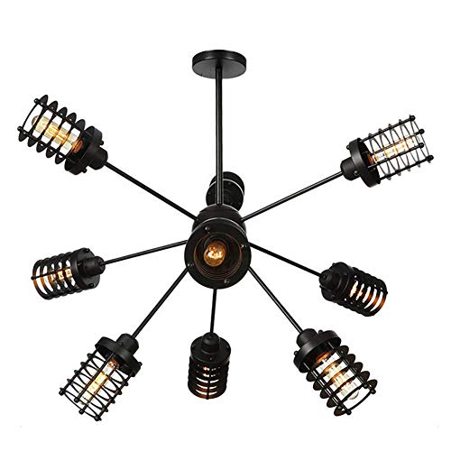 Lampe E27 moléculaire industrielle YRYRYW pour éclairer un salon sombre