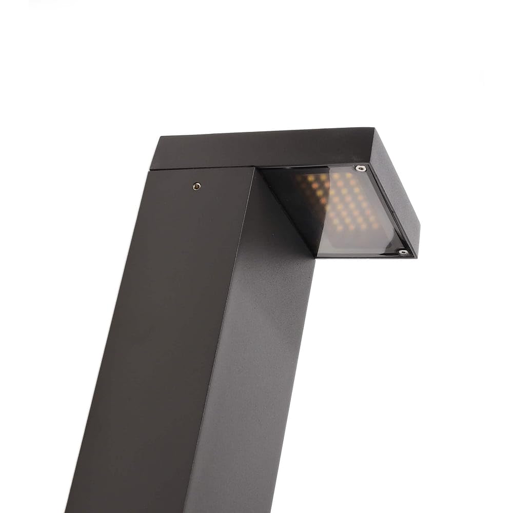 Deko-Light LERNA 600 Colonnina elettrica 2 prese corrente lampione palo LED 7W CCT 3000K 4000K IP65 luce giardino viale 230V 60cm, 733071