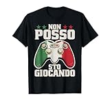 divertente non posso sto giocando gamer videogiochi gaming maglietta
