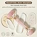 Rose Quartz Face Roller - Relaxation Gifts for Women, Valentines Day Gifts, Skin Care Tools for Fine Lines and Wrinkles, Beauty Gift Ideas, Massager Facial Tool, Self Care Gift for Women