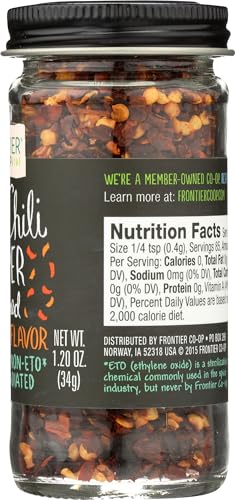 Frontier Herb Crushed Red Chili Pepper, Fair Trade, Kosher, Non-GMO, 1.2 Ounce (Pack of 1) - Image 5