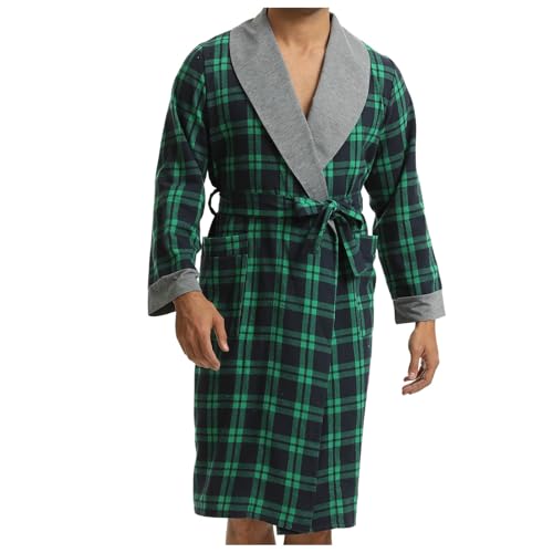 Camisón para hombre holgado que evita el calor nocturno pijama de una pieza suave con cuello