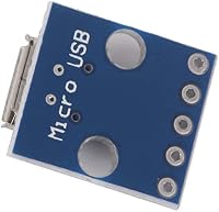 RUNCCI-YUN 20 Stück USB zu DIP Adapter,2.54mm Micro USB buchse,5-Pin B-Typ, PCB-Konverter-Modulplatine, für DIY USB Netzteil/Steckbrett – Ansicht 4