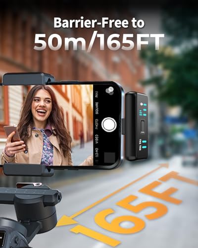 Image of VELOMAX ANC Noise Cancellation Wireless Microphone for Youtubers - Wireless Mic with a Portable Charging Case Offering 40 Hours of Battery lLfe - Mic Wireless for Video Shooting, Online Teaching