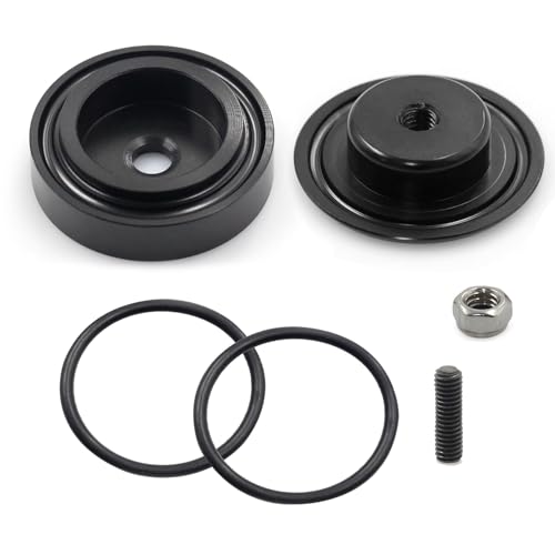 Car Plug Grommet Cap – Rear Wiper Delete Kit with O-Rings Screw and Nut, Universal Car Rear Wiper Block Cover, Waterproof Car Wiper Delete Plug for Tailgate Hole, Fit for Most Vehicles