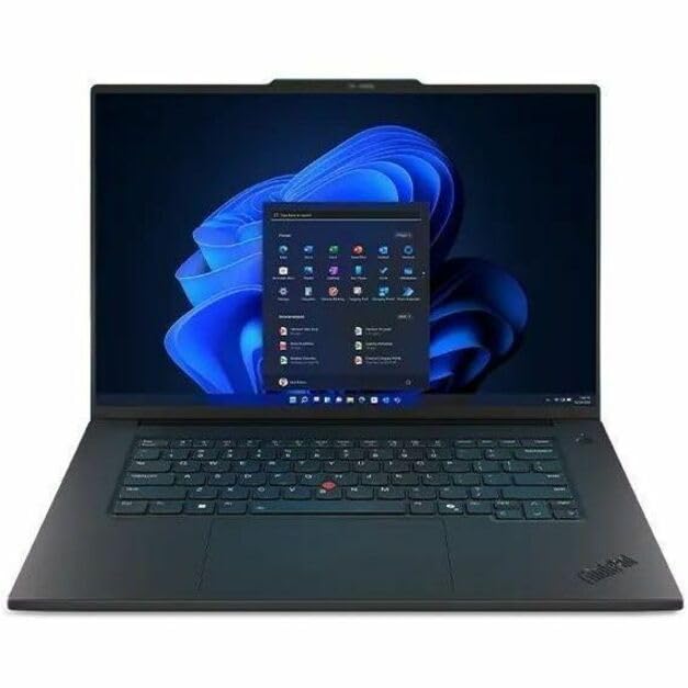 Image of Lenovo ThinkPad P1 Gen 8 21Q8001VUS 16 inch Touchscreen Mobile Workstation - 3.2K - 120 Hz - Intel Core Ultra 7 255H - Intel Evo Platform - 64 GB - 2 TB SSD - English Keyboard - Black - Chip - 3200 x 2000