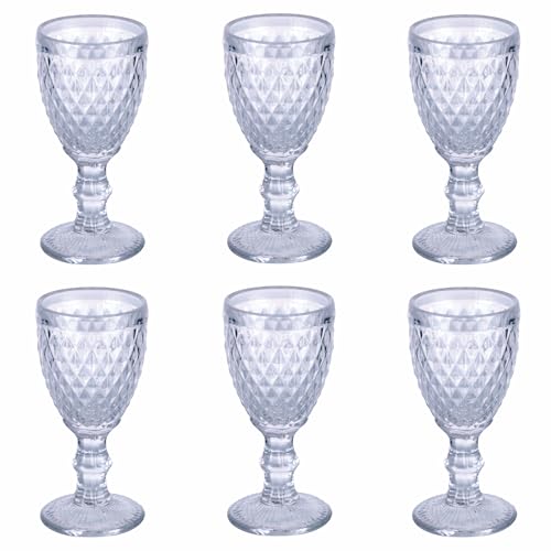 Villa d'Este Home Tivoli 1996 Lot de 6 liqueurs 50 ml en verre transparent, Madame