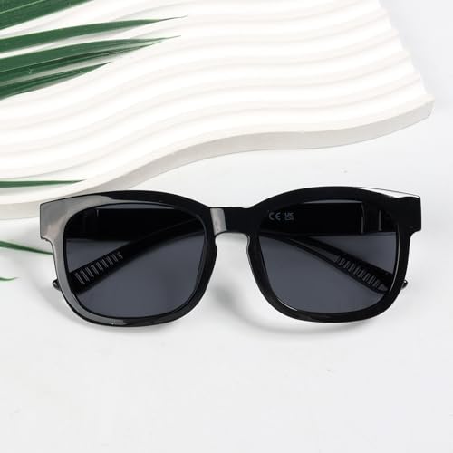 Eyekepper Women Metalless Screwless Spring Hinges Sunglasses Ladies Square Sunshine Glasses2