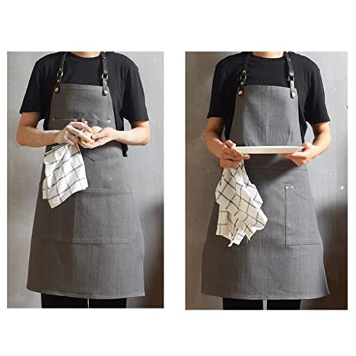 Delantal de barista impermeable y resistente SSDD Denim Gray M 3
