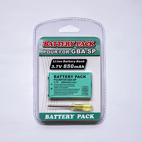 Bateria GBA SP Bateria interna para Nintendo Game Boy Advance SP bateria de 850mAh