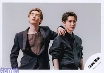 Amazon.co.jp: Snow Man 公式 生 写真（向井康二・渡辺翔太