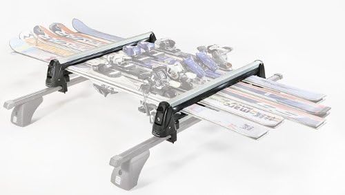 Aurilis Rider 5E Ski Rack Lockable / Aluminium / All Ski Types / for up to 6 Skis or 4 Boards
