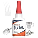 Jevvu Super Glue for Metal, 35g Clear Instant Cyanoacrylate Adhesive for Metal Repair, Waterproof, Heat-Resistant, Ideal for Steel, Aluminium, DIY, Jewelry