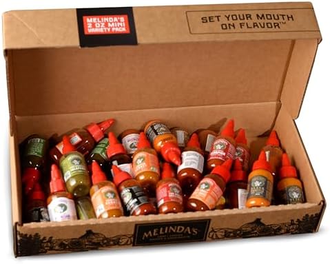 Melinda's Mini Hot Sauce Variety Pack - Up to 8+ Flavors, 2oz 30pk