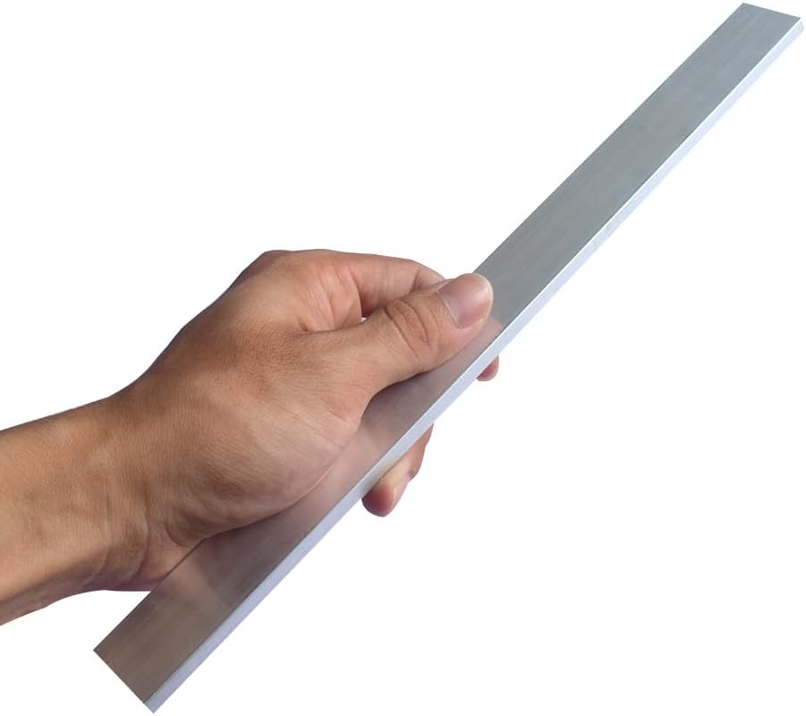 2 Pcs 1/4" X 1" Square Aluminum Flat BAR 16" Long .6061 Aluminium, 6mm X 25mm X 406mm Aluminum Flat Plate, T6511 Solid New Mill Stock