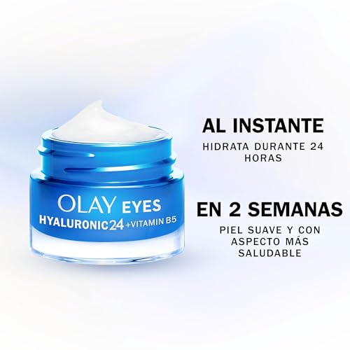 Olay Hyaluronic Acid Crema Contorno de Ojos, Cuidado de la Piel con Niacinamida y Vitamina B5. 3 Acciones: Rellena, Suaviza, Hidrata, 15 ml - imagen 5
