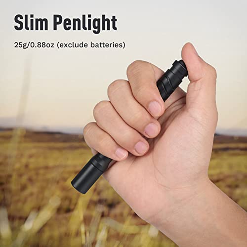 Sofirn Sf15 Uv Flashlight Penlight White Led Light Plus Uv Led Light, 2*Aaa Batteries Powered 300 Lumen Pocket Edc Uv Black Inspector Flashlight For Pet Urine Detector (Batteries Not Included) #TOP2