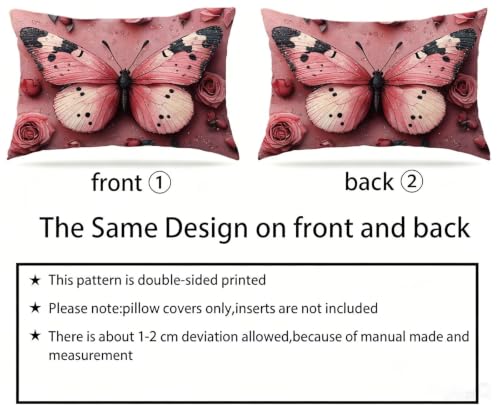 Fleur canapé rectangulaire protège oreiller imperméable lot de 2