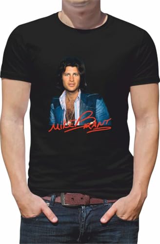 Générique T Shirt personnalisé Chanteur Mike Brant N067 (Noir, 2XL)