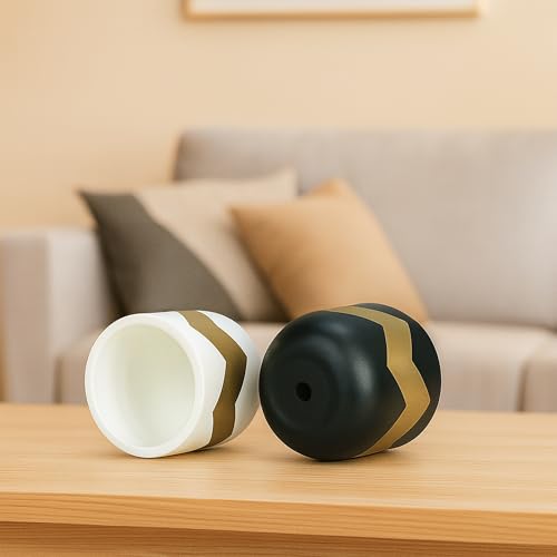 Image of Urban Plant Terracotta Pot - Trendy Planter for Modern Home & Garden Spaces (Terracotta Grace - Set of 2)