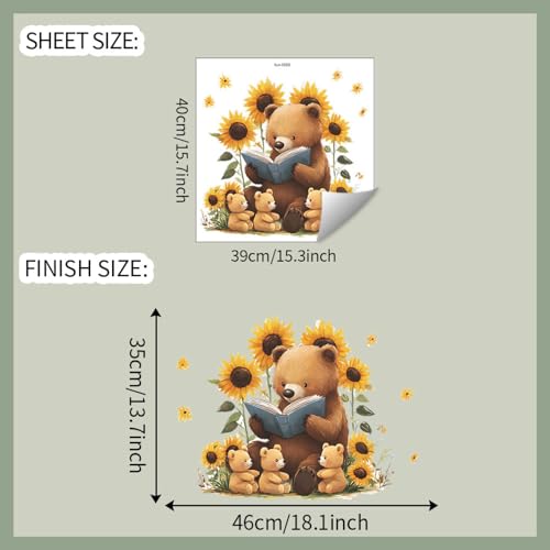 Achang vinilos decorativos adorables para pared infantil miniatura 2