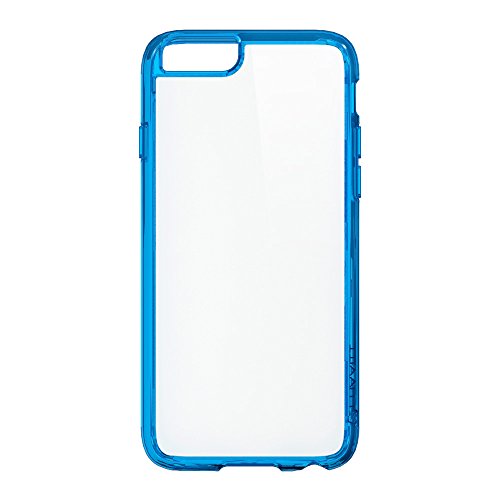Luvvitt Iphone 6S Plus Case, [Clearview] Hybrid Scratch Resistant Back Cover With Shock Absorbing Bumper For Apple Iphone 6/6S Plus - Clear/Blue #TOP1