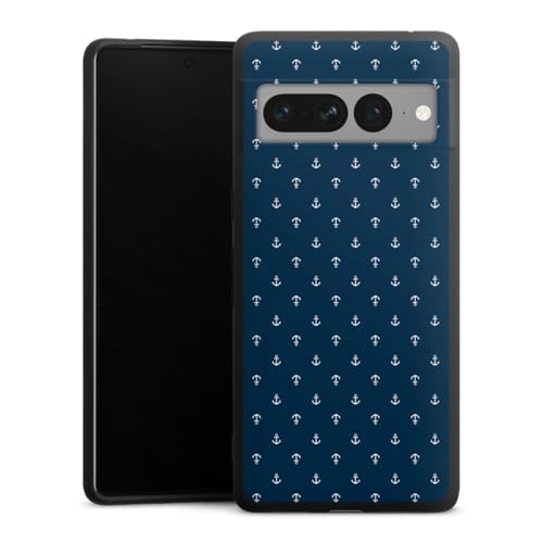 Coque silicone Google Pixel 7 Pro DeinDesign étui souple motif ancre marine