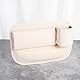 TOEECY Auto Organizer Große Kapazität mit Becherhalter Autositz Lückefüller Organizer Weich und Geschmeidig für Kleinigkeiten Handys（Beige Beifahrer）