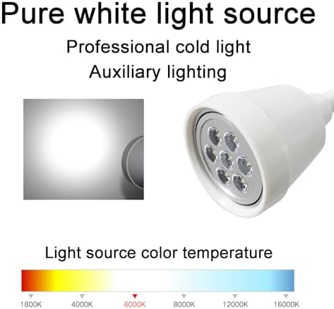 Mobile LED Examination Lamp - Floor Standing, Pet & Dental Surgical Light for ENT & Gynecology - Portable, Adjustable, Bright Lighting for Precise Medical Exams