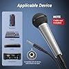 TONOR Cardioid Dynamic Vocal Microphone, Wired Vocal Mic with Integral Pop Filter and Spherical Mesh Grating, Handheld Mic with Noise Reduction, 6.35mm XLR Output, Singing, Stage, D58 Silver #3