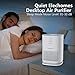 Elechomes EPI081 Air Purifier for Home with True HEPA Filter, Air Cleaner Purifiers for Allergies and Pets Smokers Pollen Dust, Odor Eliminators for Home Bedroom with Aromatherapy, 215 sq. ft