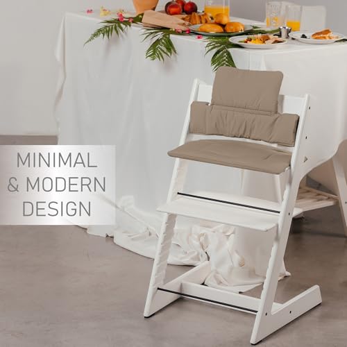 Image of Cushion Compatible with Stokke Tripp Trapp - Waterproof Soft Seat Cushion for Infants, Babies & Toddlers - High Chair Accessories, Easy to Install, Easy to Clean - Mocha