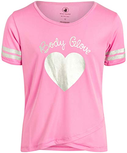 image for Body Glove Girls Active Short Set with Matching Tank Top and T-Shirt (