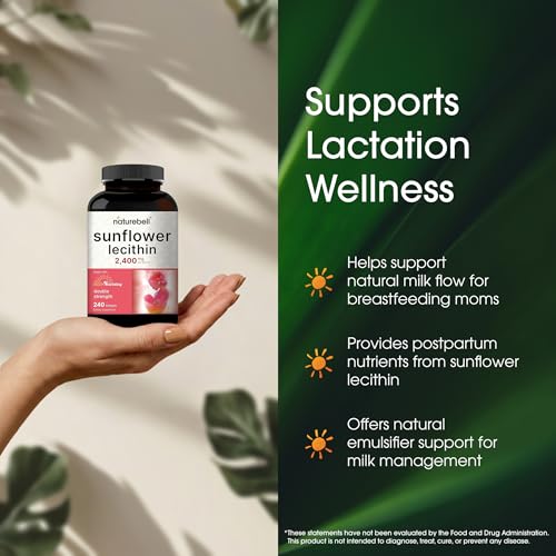 NatureBell Sunflower Lecithin Softgels
