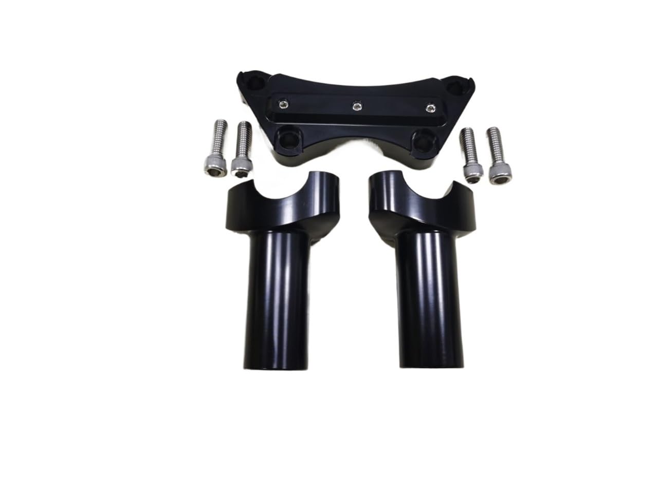 Riser Lenkerhalterung Schwarze Motorrad-Aluminium-3,5-Zoll-Lenkererhöhung, Obere Klemme Für Ha&rley Tour Road Glide King Sportster 883 1000 1200