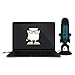 Blue Microphones Yeti Teal USB Microphone Bundle with Studio Headphones and Knox Pop Filter
