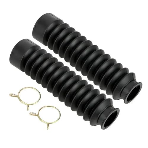 2Pcs Motorcycle Rubber Front Fork Shock Absorber Dust Cover Gaiters Gators Boots Dustproof Sleeve Accessories