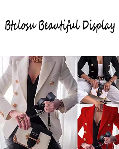 Womens Blazer Casual Business Coat Draped Open Front with Pocket3