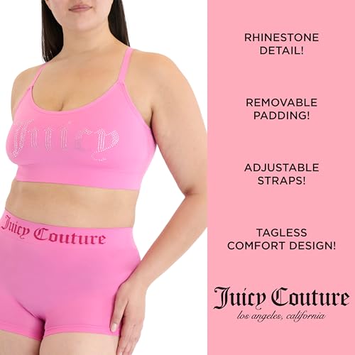 Image of Juicy Couture Women's Multipack Seamless Comfort Lounge Wirefree Bralettes