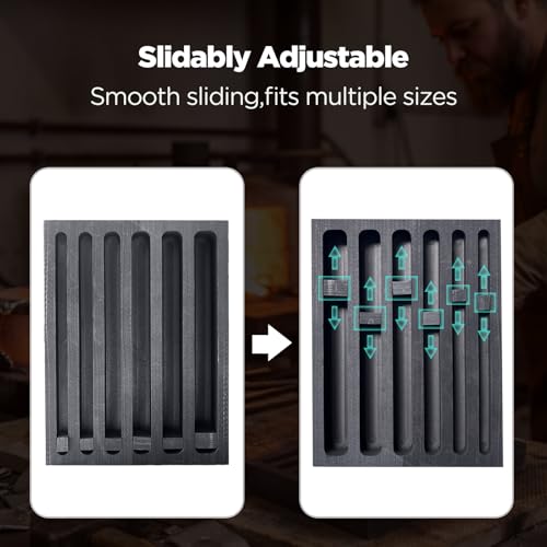 6-in-1 Reusable Graphite Ingot Mold, Long Bar Smelting Mold & Crucible for Melting Gold Silver Copper, Jewelry Casting Molds for Metal Melting, Casting & Refining​(GM-01) - Thumbnail 5