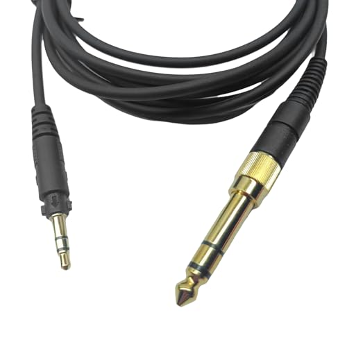 Cable de reemplazo 3.5mm macho a 6.35mm macho miniatura 3