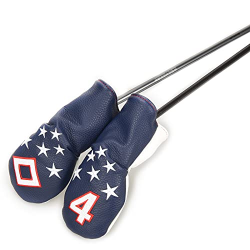 BIG TEETH Golf Hybrid Iron Head Cover 10Pcs Golf Hybrid Iron Covers