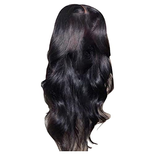 Vkvwiv Scrunchies For Thin Hair Short Temperature High Parting Wavy Women Curly Fiber Wig Brazilian Black Hair Wig%100 Human Wigs #TOP1