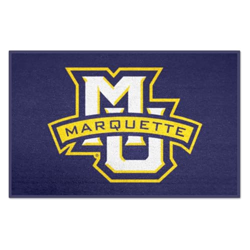 FANMATS 1605 Marquette Golden Eagles Starter Mat Accent Rug - 19in. x 30in. | Sports Fan Home Decor Rug and Tailgating Mat