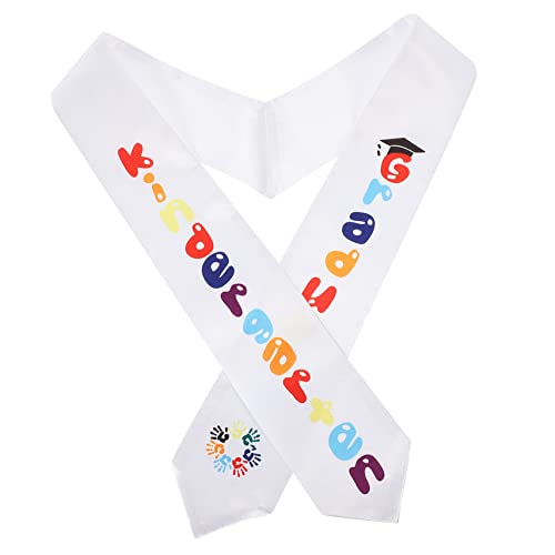 WRITWAA Chal Estampado para Estola De Graduación De Generación Estola De Tela para Faja De Graduación para Jardín De Infantes Toga De Graduación para Jardín De Infantes