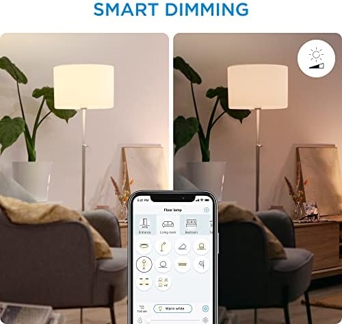 WiZ Tunable White [E27 Edison Screw] Smart Connected WiFi Frosted Light Bulb 2 Pack. 60W Warm to Cool White Light, App Control for Home Indoor Lighting, Livingroom, Bedroom